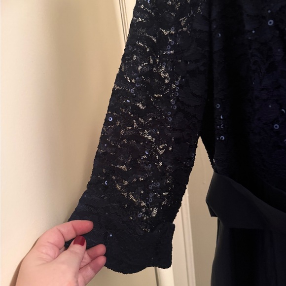 Alex Evenings Midnight Blue Dress - Picture 10 of 11